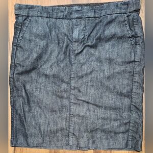 EUC Womens Sz 6 Vintage Y2K Gap Stretch Denim Dark Wash Mini Skirt.